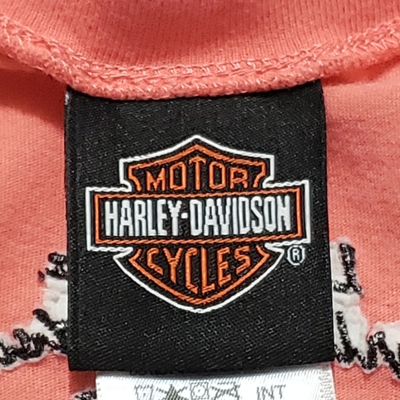 Harley Davidson Pink Tank Top Woman's Size Large Las Vegas Nevada 100% Cotton - Picture 6 of 10